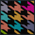 Färgfull houndstooth Seamless mönster Tyg<br><div class="desc">Elegantens färgstarka retrohoundstoft,  sömlös geometrisk mönster. Om du behöver hjälp med att anpassa någon av mina designers kontaktar du ArtOnWear-designern. Kostnadsfri textformatering med hjälp av direkthjälp tillgänglig på begäran.</div>