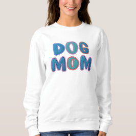 Färgfull Hund Mamma T Shirt