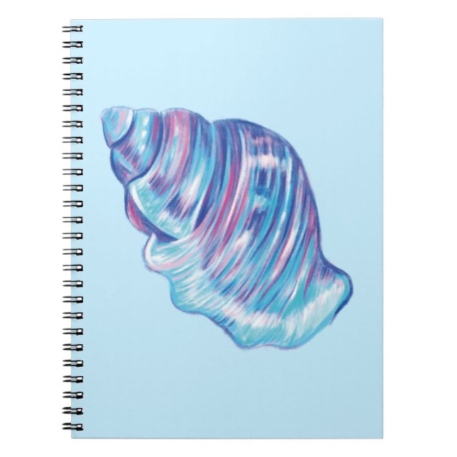 Färgfull illustration av havssäsongsskalan för reg anteckningsbok (Framsidan)