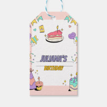 Färgfull Illustrative Födelsedagsfest inbjudan