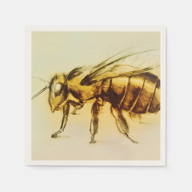 Färgfull illustrerad uppsättning blöjor - Bin Pappersservett (Framsidan)