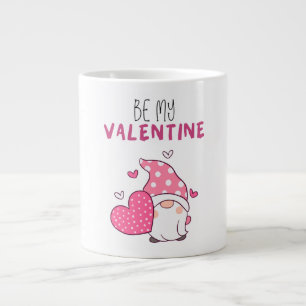Färgfull illustrerad var Mine Valentine Day Mugg Jumbo Mugg