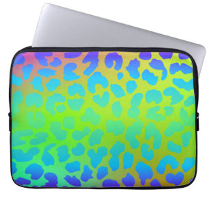 Färgfull inspiration från mönster Retro Cute Laptop Fodral