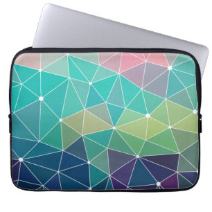 Färgfull inspiration från mönster Retro Cute Laptop Fodral