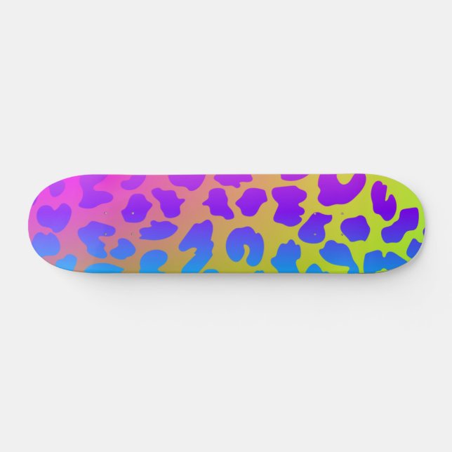 Färgfull inspiration från mönster Retro Cute   Mini Skateboard Bräda 18,5 Cm (Horz)