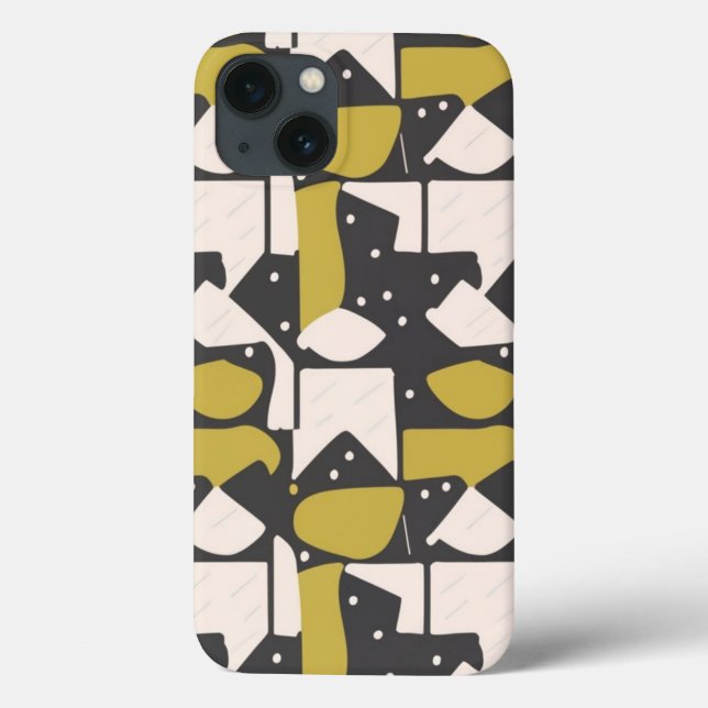 Färgfull IPhone 13 Fodral (Baksida)