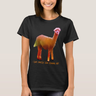Färgfull jag bara Verkligen som Luas OK Funny Anim T Shirt