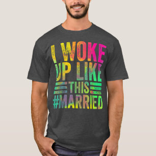 Färgfull jag såg ut som den här giriga, nya Bride T Shirt