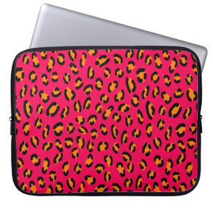 Färgfull jaguar skin sömlös mönster, djurkonst. laptop fodral