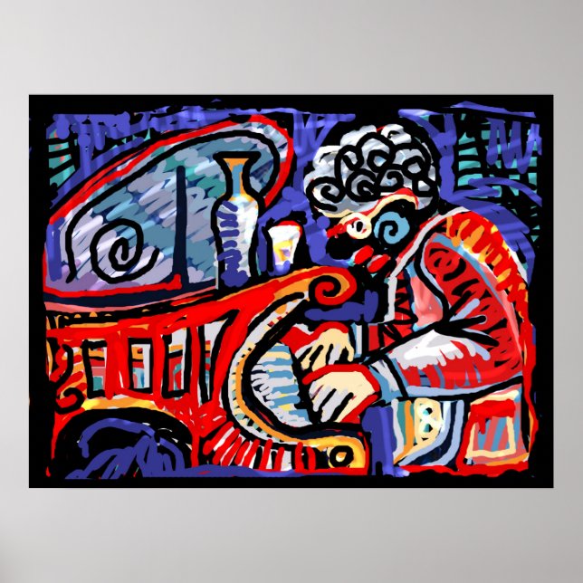 *Färgfull Jazz* Poster (Framsidan)