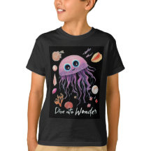 Färgfull jellyfish Kids' T-Shirt