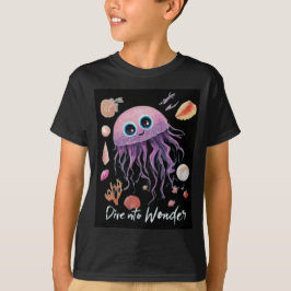 Färgfull jellyfish Kids' T-Shirt
