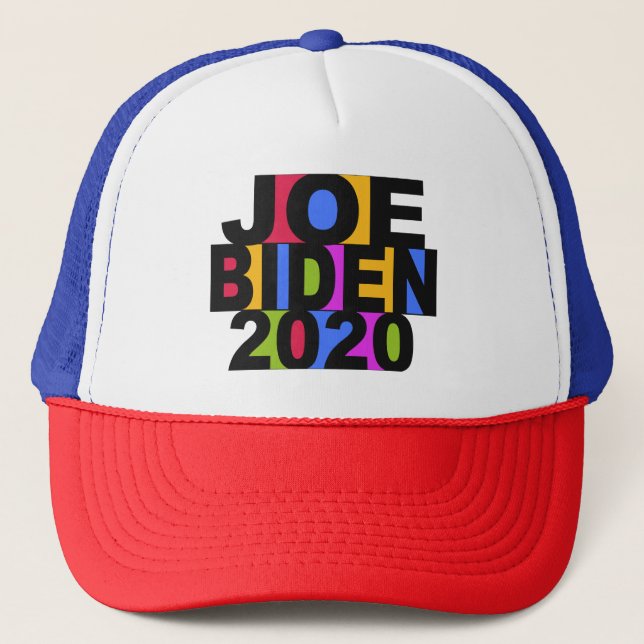 Färgfull JOE BIDEN 2020-hattar Keps (Framsida)