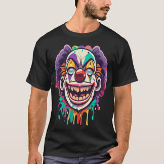 Färgfull Joker-design T Shirt