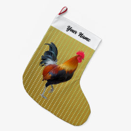 Färgfull julklapp i Tupp Stor Julstrumpa