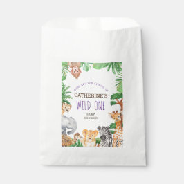 Färgfull jungle Safari Animal Baby Shower