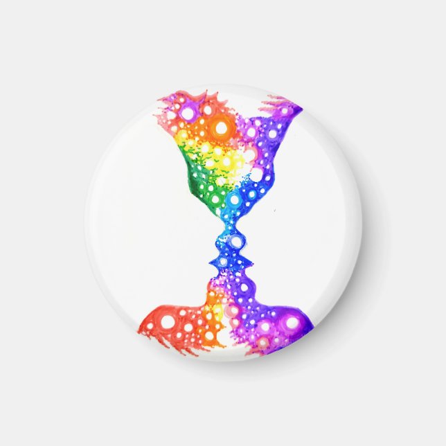 Färgfull kärlek magnet (Framsidan)