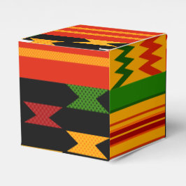 Färgfull Kente-favoritruta Presentaskar