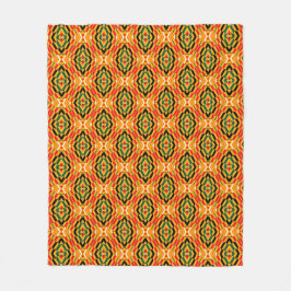 Färgfull Kente Fleece Blanket, 50" x 60"