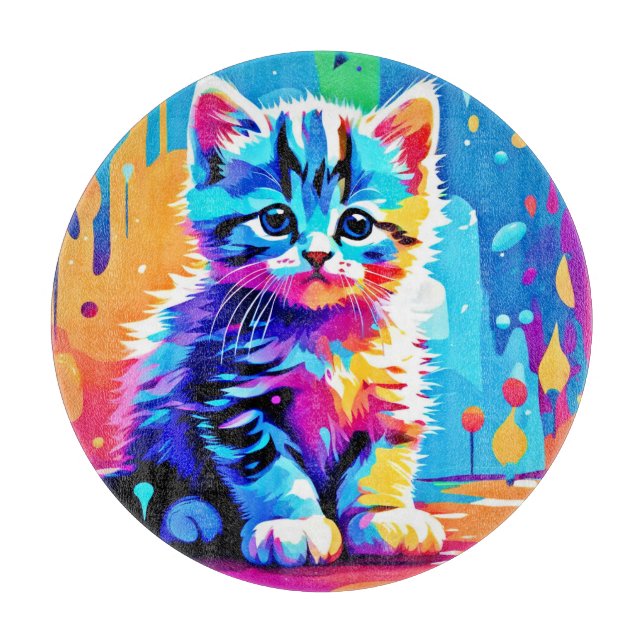 Färgfull Kitten design (Framsidan)