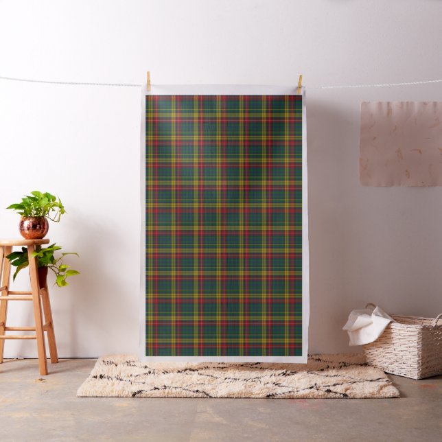 Färgfull Klan Buchanan Tartan Play Fabric Tyg (In Situ)