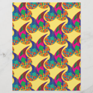 Färgfull konfetti abstrakt Paisley Rainbow droppar
