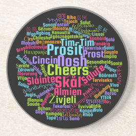 Färgfull konst i Ord på många språk Underlägg