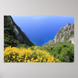 Färgfull Kusten Poster