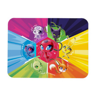 Färgfull Kwamis Magnet