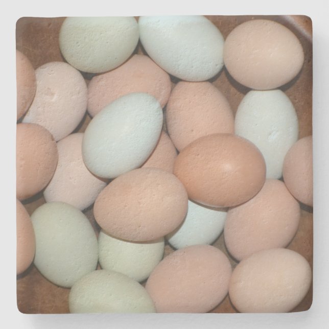 Färgfull kyckling stenunderlägg (Framsidan)