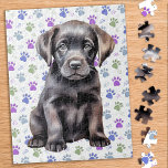 Färgfull Labrador Retriever Puppy Tass avtryck Pussel<br><div class="desc">Tittar för en roligt och engagerande aktivitet att med din familj den här julhelgen? Titta bara på vår pussel med lekande Labrador Retrievers! Som hund älskare kan du glädja dig åt den mångfald av formgivningar vi erbjuder, inklusive söta och fega valpar, lovvärd gult, choklad och svarta labb, och till och...</div>