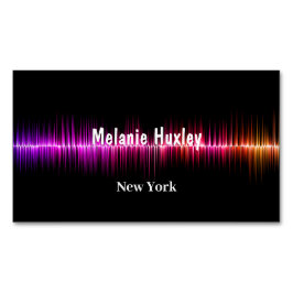 Färgfull Ljud Vinkarare Magnetiska Visitkort