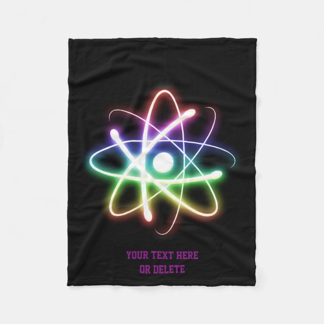 Färgfull ljusgomatom | Geek Gifts Fleecefilt (Framsidan)