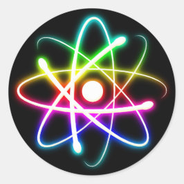 Färgfull ljusgomatom | Geek Gifts Runt Klistermärke