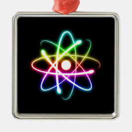 Färgfull ljusgomatom julgransprydnad metall