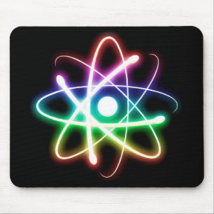 Färgfull ljusgomatom Nerd Musmatta