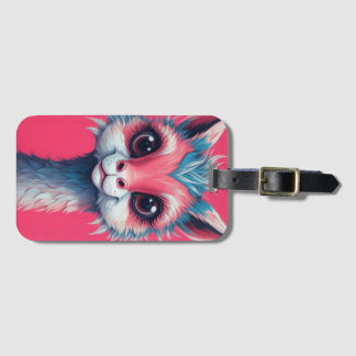 Färgfull Llama-Roligt och Quirky Bagagebricka