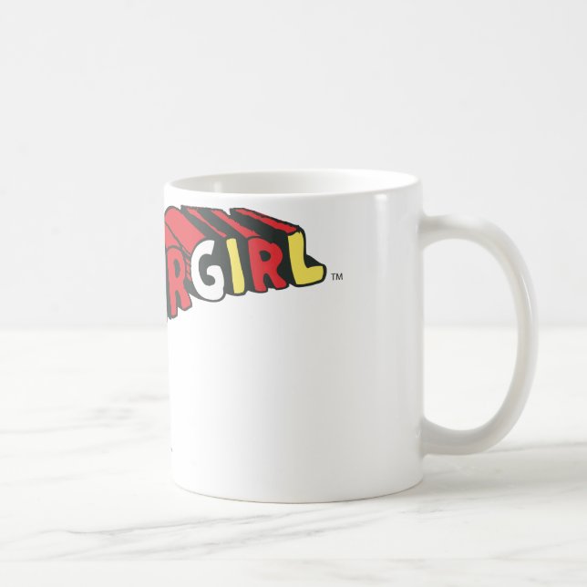 Färgfull Logotyp för supertjej Kaffemugg (Höger)