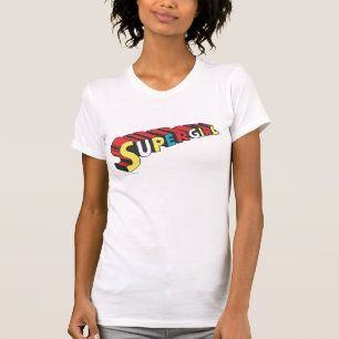 Färgfull Logotyp för supertjej Tröja