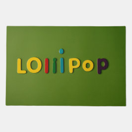 Färgfull Lollipop-dörrmatta - Söt och Cheerful