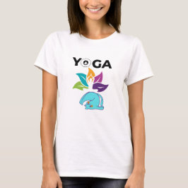 Färgfull Lotus Balance med Feminine Yoga Vibes T Shirt