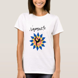 Färgfull Lotus Balance med Feminine Yoga Vibes T Shirt