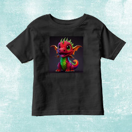 Färgfull Lycklig Baby-storlek 2T till 6T T Shirt
