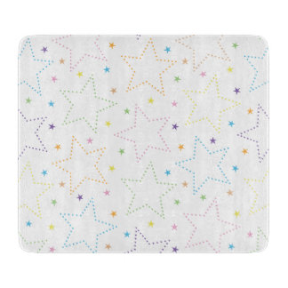 Färgfull Magic Starry Natten Himmel Mönster