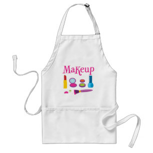 Färgfull makeup förkläde