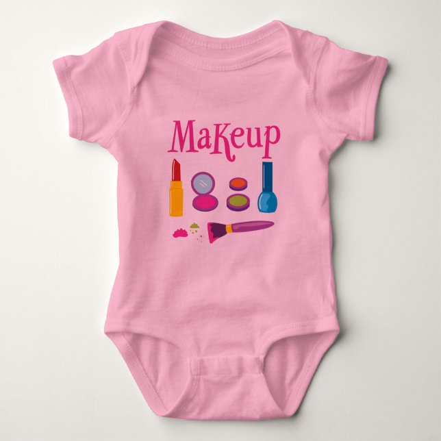 Färgfull makeup tee shirt (Framsida)