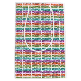 Färgfull Mamma Gift-tagg