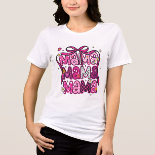 Färgfull "Mamma" T-Shirt för Mor