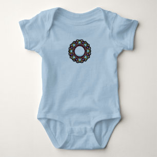 Färgfull Mandala Design T Shirt