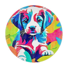 Färgfull marionettgrafik